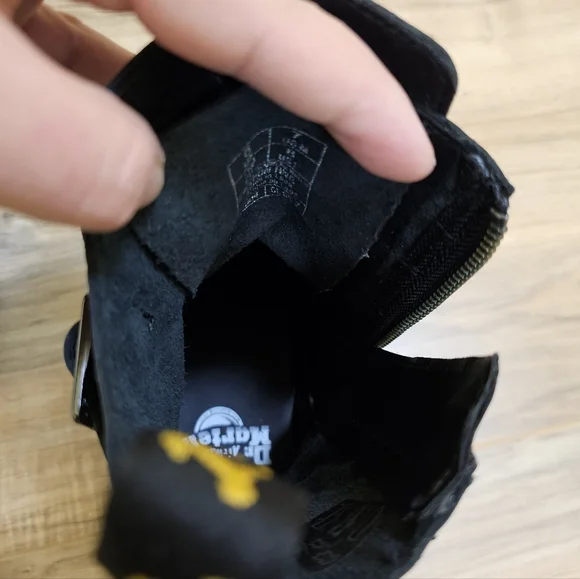 Dr. Martens Jadon Hinge Buckle Leather Platform Boots - Picture 7 of 15